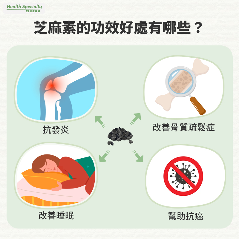芝麻素功效