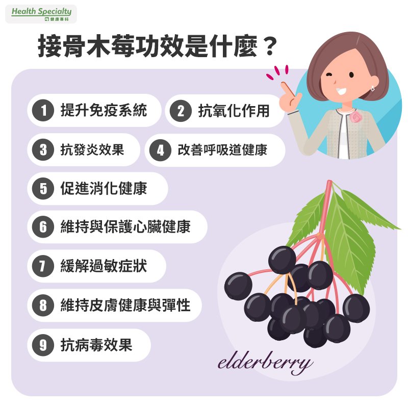 接骨木莓功效